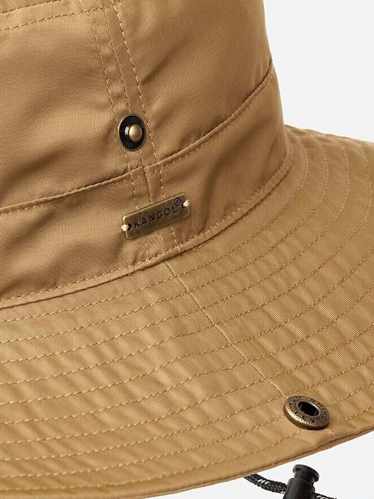Kangol Fabric Men's Hat Bucket Style Khaki