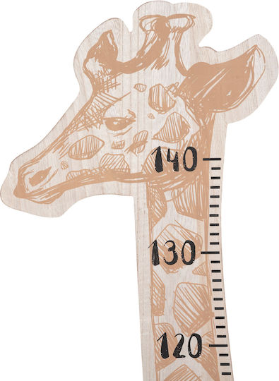 Click Height Rod Giraffe Wooden Brown