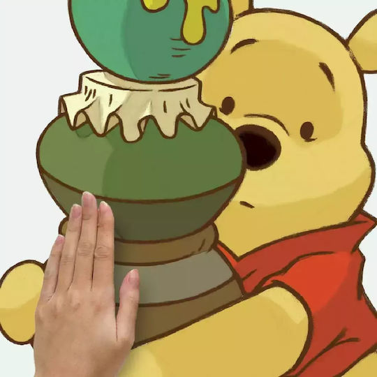Wachstumstabelle für Kinder und Babys Winnie The Pooh Mehrfarbig