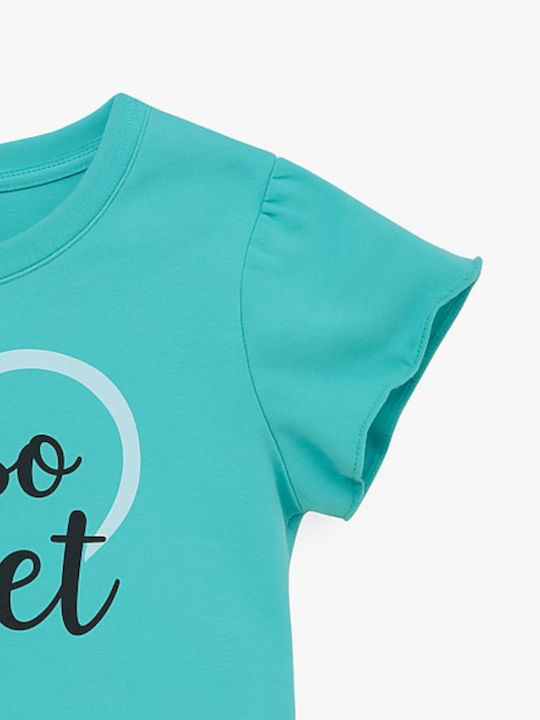 Παιδικό T-shirt Turquoise