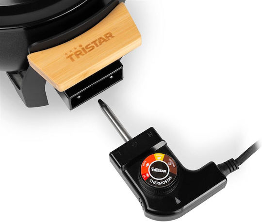 Tristar Fondue-Topf Elektrisch Metallisch für 10 Personen Schwarz