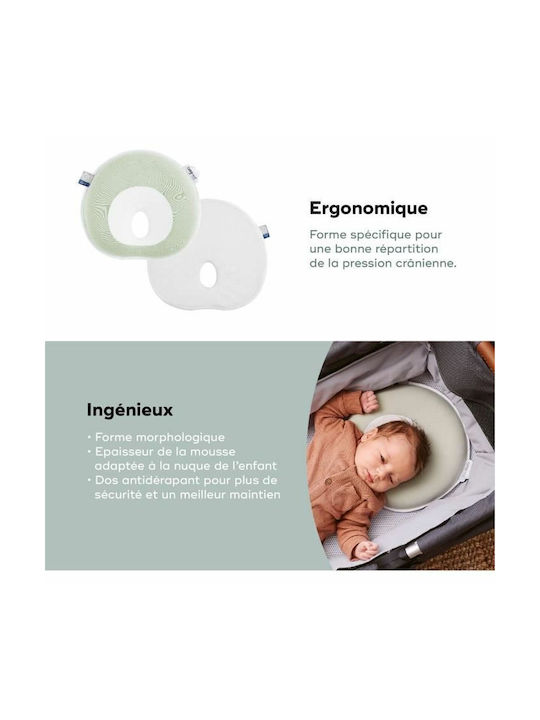 Babymoov Baby Plagiocephaly Pillow Fresh Sage Green