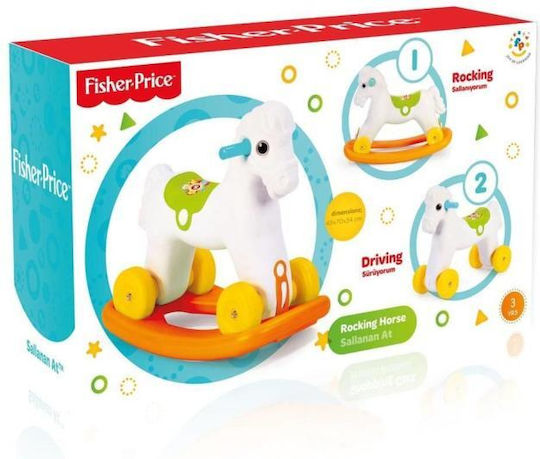 Fisher Price Κουνιστό Παιχνίδι Αλογάκι για 36+ μηνών με Ρόδες Πολύχρωμο