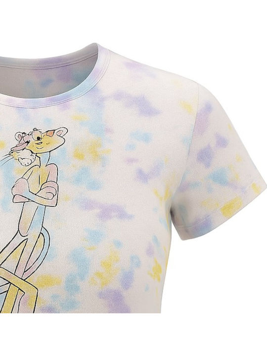 Kids' Shirt Short Sleeve Pink Purple Pink Panther