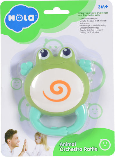 Hola Toys Κουδουνίστρα για 3+ Μηνών