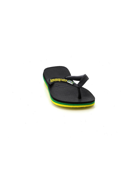 Brasil Layers Men's Flip Flops Black