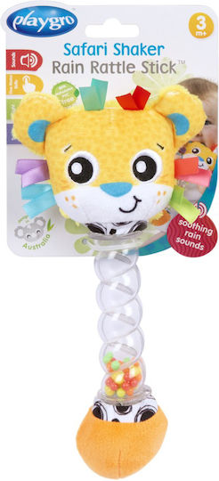 Playgro Lion Rain Maker Rattle Stick 10188797