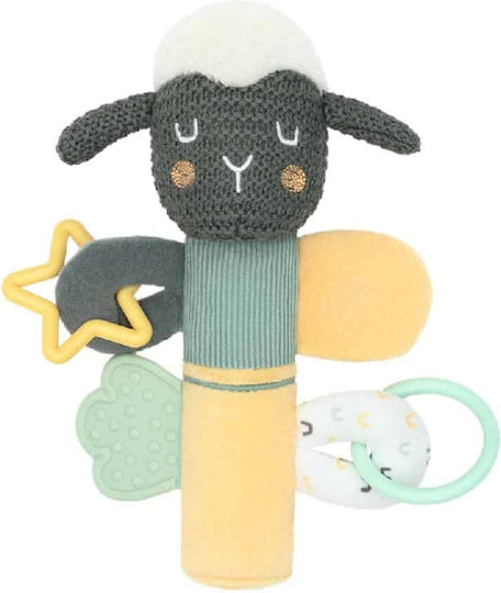 Kikka Boo Дрънкалка със зъбен ринг Sleepy Sheep за 0++ Месеца
