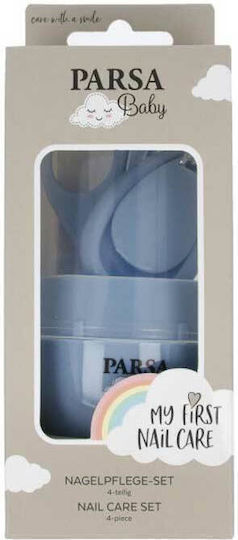 Parsa Baby Nail Care Set Light Blue 3pcs