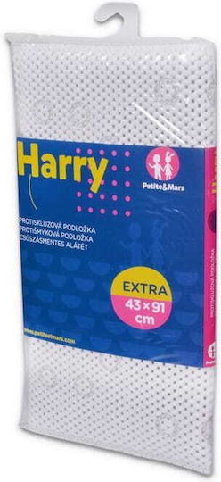 Petite & Mars Antiderapant pentru baie bebeluși Harry Alb 1buc