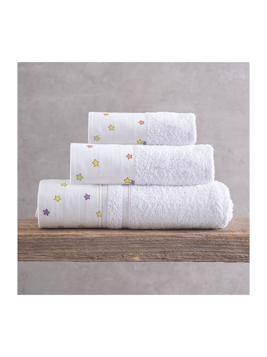 Rythmos Set of baby towels 2pcs Blaze White Weight 500gr/m²