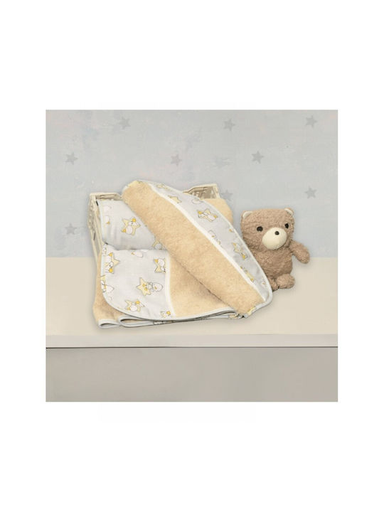 Oliver Baby Σετ Πετσέτες Εμπριμέ 2 Τεμ Σχ΄΄εδιο 210 100% Βαμβάκι 450 Γρμ Τμ 30χ50 70χ120 Ελληνικής Ραφής