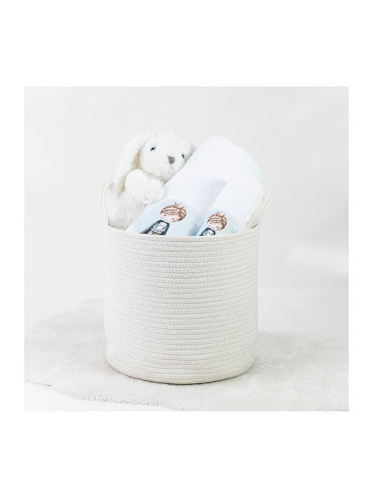 Borea Set Babyhandtücher 2 Stück White Little King