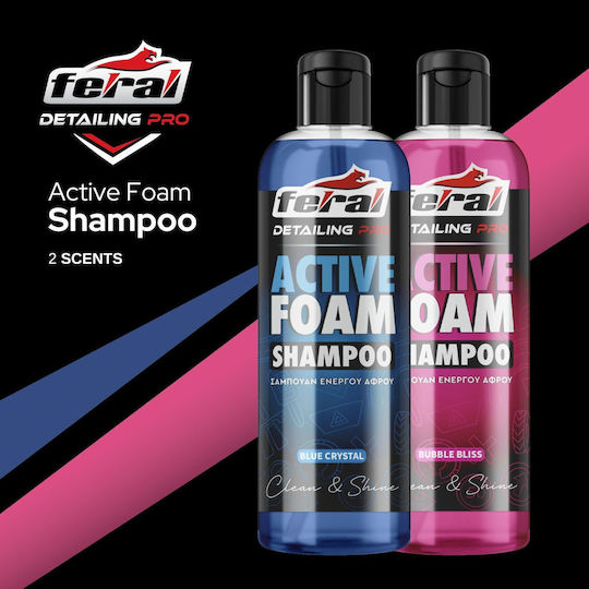 Feral Car Wash Shampoo with Scent Bubble Gum 500ml
