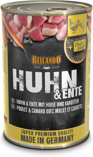 Belcando Wet Food Dogs in Cans with Chicken Grain-Free 6x400gr