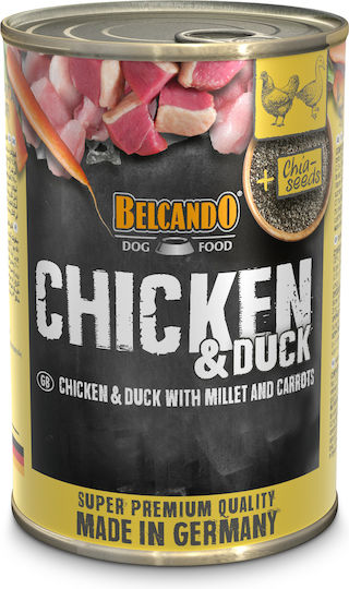 Belcando Wet Food Dogs in Cans with Chicken Grain-Free 6x400gr