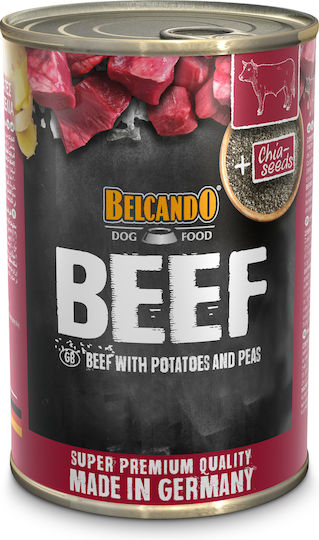Belcando Υγρή Τροφή Σκύλων σε Κονσέρβα με Μοσχάρι και Βοδινό χωρίς Σιτηρά 6x400gr