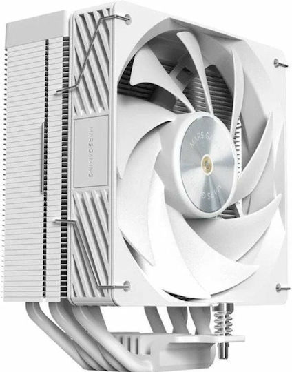 Mars Gaming MCPUX5W CPU Cooling Fan for AM4/AM5/1200/115x Socket White