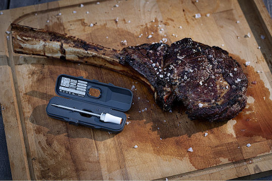 Herqs Kabellos Digital Thermometer BBQ mit Nadel