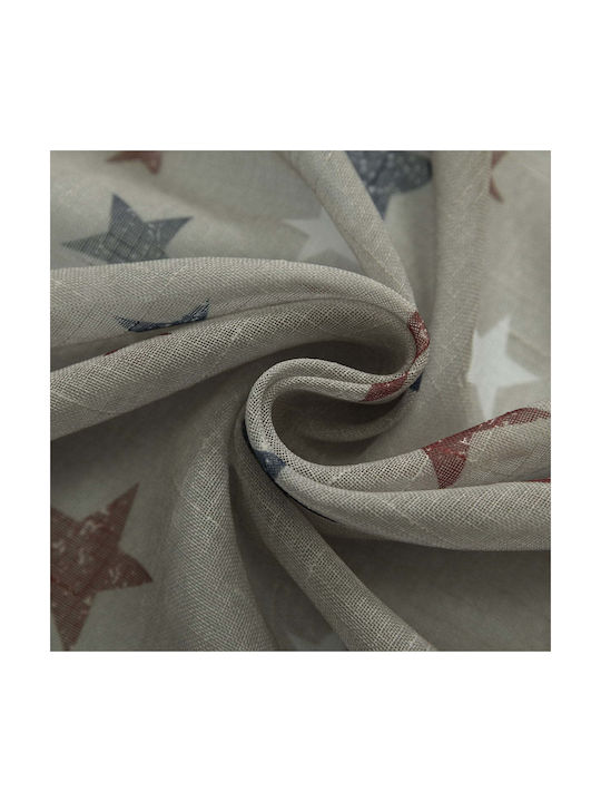 Beauty Home Kids Curtain with Grommet Tops Beige 280x280cm