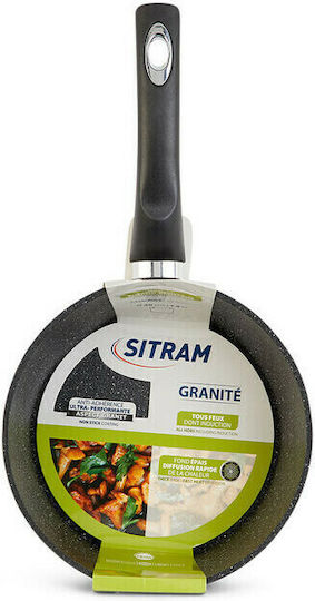 Sitram Granite Κατσαρολάκι Γάλακτος από Χυτό Αλουμίνιο 20cm