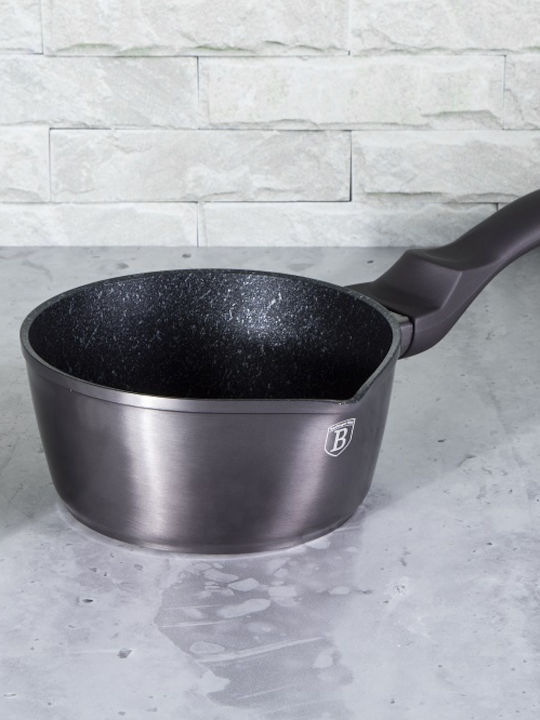 Berlinger Haus Metallic Line Carbon Pro Κατσαρολάκι Γάλακτος από Αλουμίνιο 1.2lt / 16cm