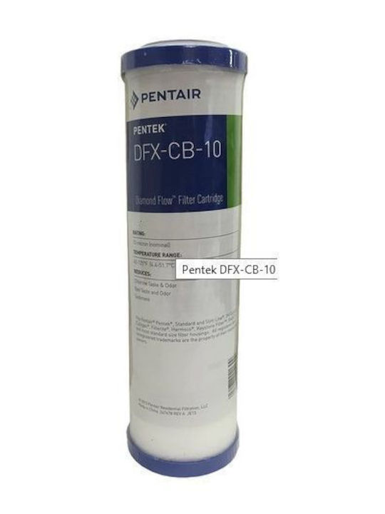 Pentair Countertop and Under Sink Water Filter Replacement made of Activated Carbon 10" DFX-CB-10 10 μm