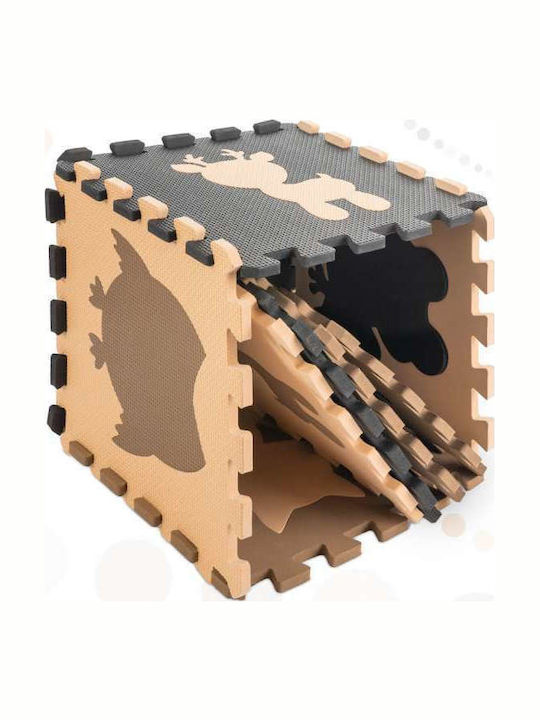 Kruzzel Interactive Floor Puzzle with Animals 9 Pieces