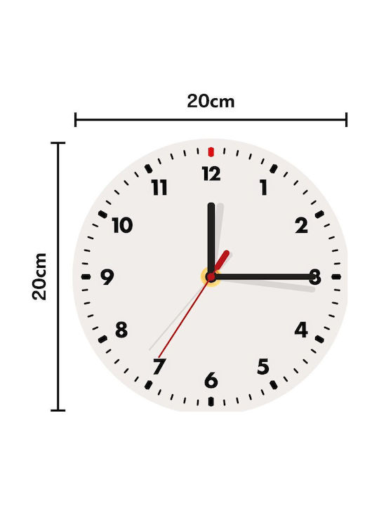Koupakoupa Kinder Wanduhr Stitch Halloween Hölzernes 20εκ.