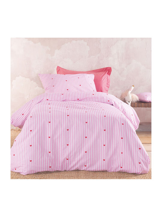 Rythmos Пухено одеяло За Количка Памук Young Heart Многоцветен 110x150см