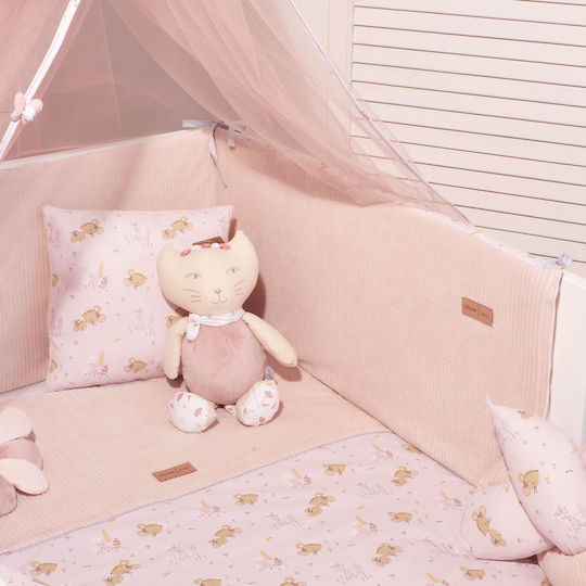 Baby Oliver Bettdecke Für Krippe Baumwolle Rosa Rosa 100x140cm