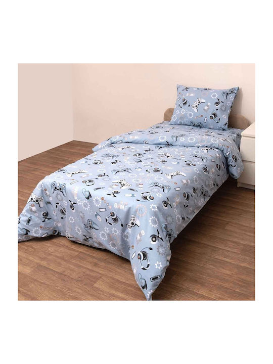 Viopros Duvet Crib Cotton Blue BLUE 120x160cm