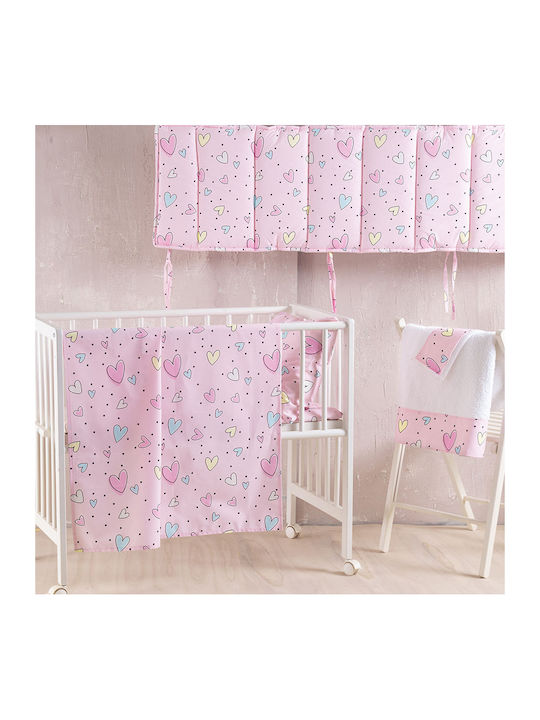 Rythmos Pop Hearts Πάπλωμα Κούνιας Πολύχρωμο 110x150cm
