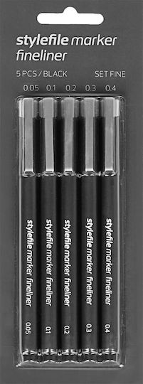 Stylefile Marker Μαρκαδόρος Σχεδίου Black