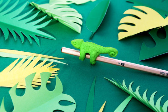 Pencil & Eraser Jungle Eraser Chameleon
