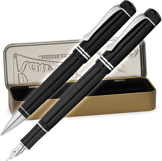 Kaweco Dia2 Chrome Stiftset Στυlo & Penen B Breit