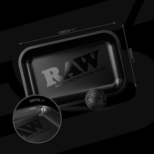 Raw Rolling Tray Γκρι
