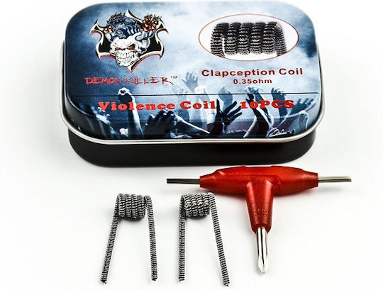 Demon Killer Clapception Coil 0.35ohm 10 Pcs