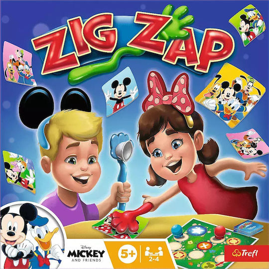 Board Game ZIG ZAP for 2-4 Players 5+ Years Old (PL) Trefl