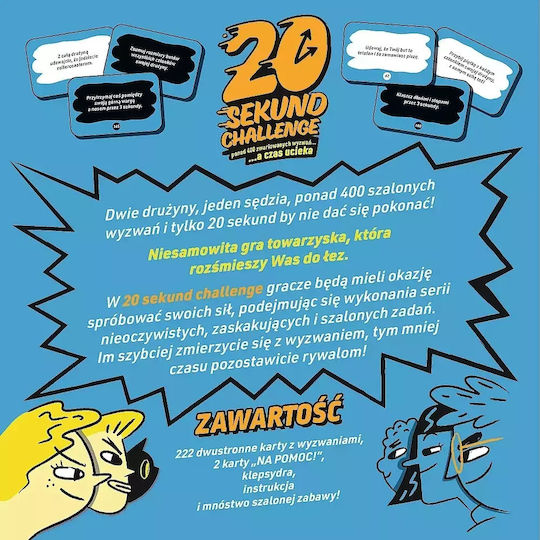 Board Game 20 Seconds Challenge 10+ Years Old Trefl