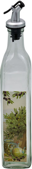 Sidirela Δοχείο Λαδιού Γυάλινο με Ροή 500ml