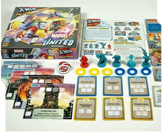 Game Expansion Marvel United: X-Men Gold Team (PL) for 1-6 Players 14+ Years Old (PL) Portal Games