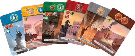 Board Game 7 Wonders Duel (pl) for 2 Players 10+ Years Old (PL) Rebel Games