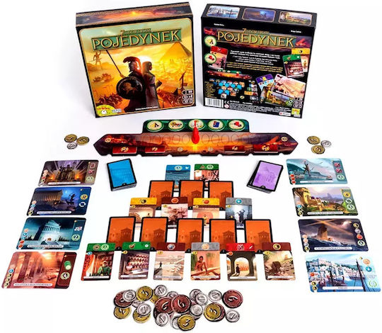 Board Game 7 Wonders Duel (pl) for 2 Players 10+ Years Old (PL) Rebel Games