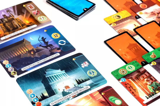Board Game 7 Wonders Duel (pl) for 2 Players 10+ Years Old (PL) Rebel Games