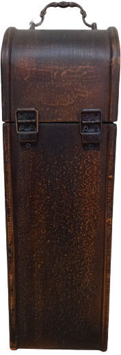 Eikona Wooden Bottle Case Multicolored 12x11x35cm.