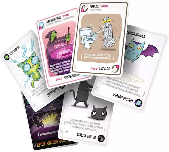 Board Game Undead Feline Blasters for 2-9 Players 12+ Years Old (PL) Rebel Games
