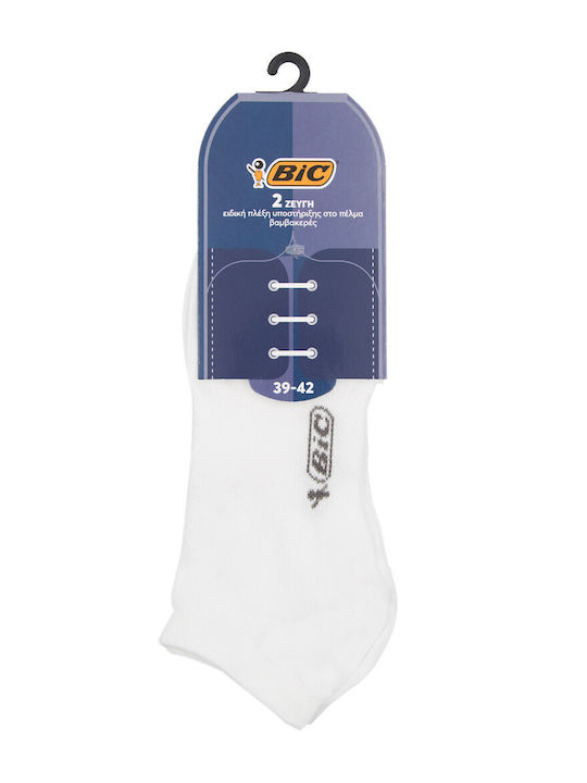 BIC Livorno Men's Socks White 2Pack