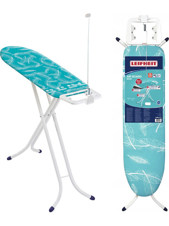 Leifheit AirBoard S Ironing Board for Steam Iron Foldable 110x30x88cm