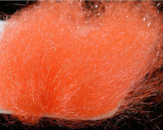 Synthetic Fibers Saltwater Ghost Hair Fluo Salmon Sybai